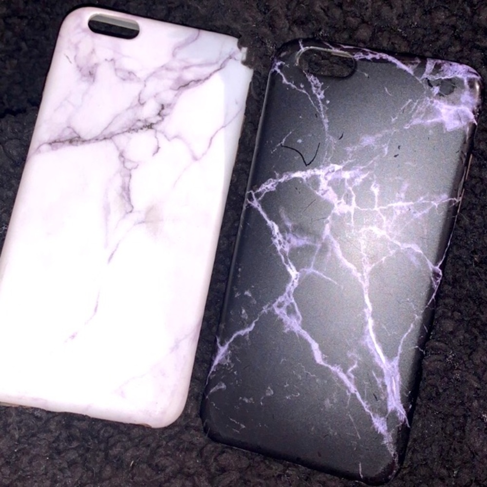 2 I-phone marble cases